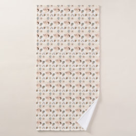 Boho-Himmels-Blumenmuster Badehandtuch