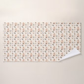 Boho-Himmels-Blumenmuster Badehandtuch (Badehandtuch)