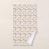 Boho-Himmels-Blumenmuster Badhandtuch Set (Handtuch)