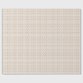 Boho-Himmels-Blumenmuster Geschenkpapier (Flach)