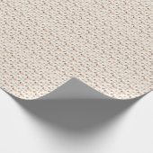 Boho-Himmels-Blumenmuster Geschenkpapier (Ecke)