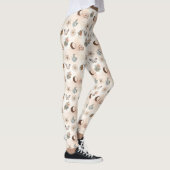 Boho-Himmels-Blumenmuster Leggings (Rechts)