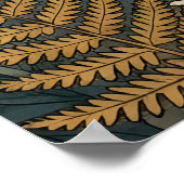 Boho Himmels-Sonnenstrahl Berg Fluss Lupine Poster (Ecke)