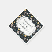 Boho-Himmels-Tier-Baby-Party Serviette (Ecke)