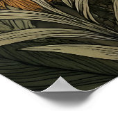 Boho Himmelsgold Sonnenberg Sonnenblume Poster (Ecke)