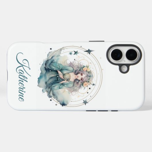 Boho Himmelshexen-Name Case-Mate iPhone Hülle (Rückseite (Horizontal))
