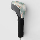 Boho Himmelsmond-Blumenmuster (7) Golf Headcover (angewinkelt)