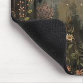 Boho Himmlische Sonne Mond Wildblumen Garten Mousepad (Ecke)