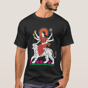 Boho-Hinduismus Durga Puja Hindu-Gott Boho-Stil T-Shirt