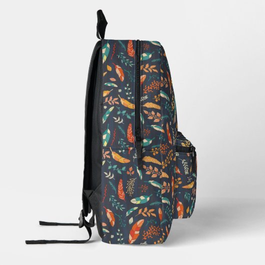 Boho Hippie Bedruckter Rucksack (Links)