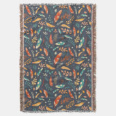 Boho Hippie Decke (Vorderseite Vertikal)