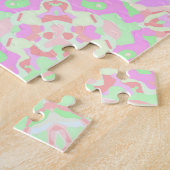 Boho Hippie Eclectic Funky Colorful Pastel Mandala Puzzle (Seite)