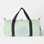 Boho Hippie Funky Eclectic Spring Pastel Mandala Duffle Bag (Vorderseite)