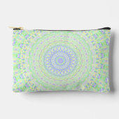 Boho Hippie Funky Eclectic Spring Pastel Mandala Zubehörtasche (Vorderseite)