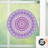 Boho Hippie Funky Groovy Bohemisch Kaleidoscope Fensteraufkleber (Zuhause)