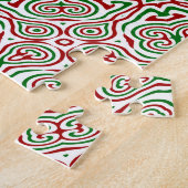 Boho Hippie Funky Trippy Verziert Christmas Mandal Puzzle (Seite)