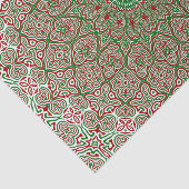 Boho Hippie Funky Trippy Verziert Christmas Mandal Seidenpapier (Ausschnitt)