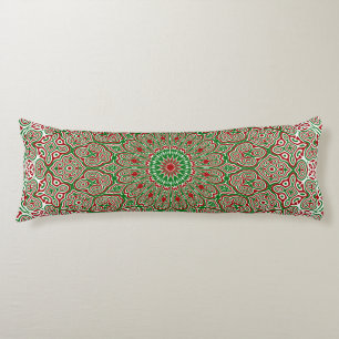 Boho Hippie Funky Trippy Verzierte Weihnachts-Mand Seitenschläferkissen