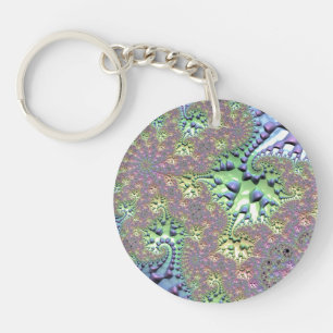 Boho Hippie Groovy Glänzende Farbige Regenbogen Fr Schlüsselanhänger