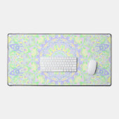 Boho Hippie Groovy Quirky farbenfrohe Weidenpastel Schreibtischunterlage (Tastatur & Maus)