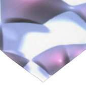 Boho Hippie Groovy Shiny Colorful Rainbow Fraktal Tischdecke (Schrägansicht)