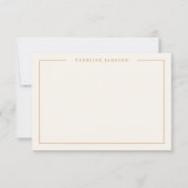 Boho Hippie Retro Flat Note Card Mitteilungskarte (Vorderseite)