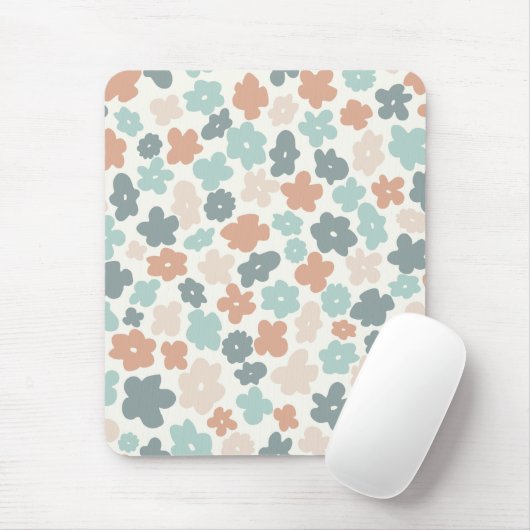 Boho Hippie Retro pastel Blume iPad Mini-Abdeckung Mousepad (Mit Mouse)