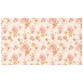 Boho hippie rustikale erdige natürliche Blume Tischdecke (Vorderseite (Horizontal))