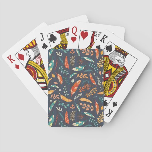 Boho Hippie Spielkarten (Rückseite)