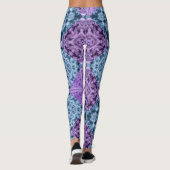 Boho Hippie-Steppdecke Leggings (Rückseite)