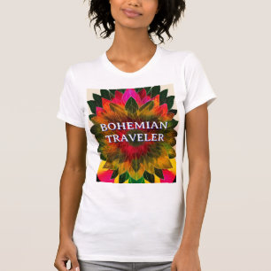 Boho Hippie Traveler T-Shirt