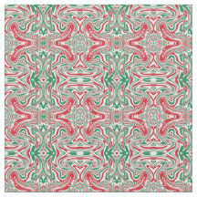 Boho Hippie Trippy Retro Wirbles Weihnachtsmuster