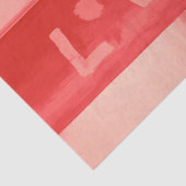 Boho Hippiechic-lebende korallenrote Liebe Seidenpapier (Ausschnitt)