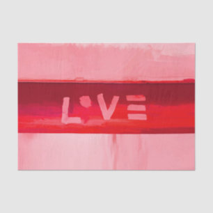 Boho Hippiechic-Rot-Liebe Seidenpapier