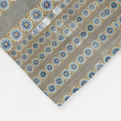 Boho, Hippy inspiriert, Groovy-Stil der 60er Jahre Fleecedecke (Ecke)