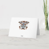 Boho Hippy Karte (Rückseite)