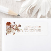 Boho-Hochzeit im Herbst-Rücksendeadresse (Insitu)