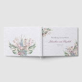 Boho-Hochzeit in Wasserfarbe und Botanische Hochze Gästebuch (Voll)
