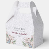 Boho-Hochzeit in Wasserfarbe und Botanische Hochze Geschenkschachtel (Vorderseite)