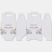 Boho-Hochzeit in Wasserfarbe und Botanische Hochze Geschenkschachtel (Ungeklappt)