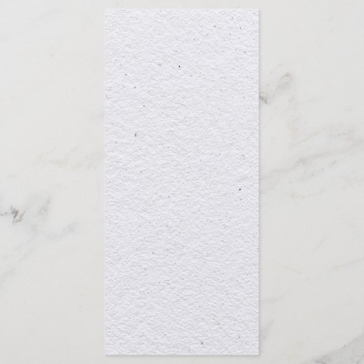 Boho-Hochzeit in Wasserfarbe und Botanische Hochze Menükarte (Rückseite)