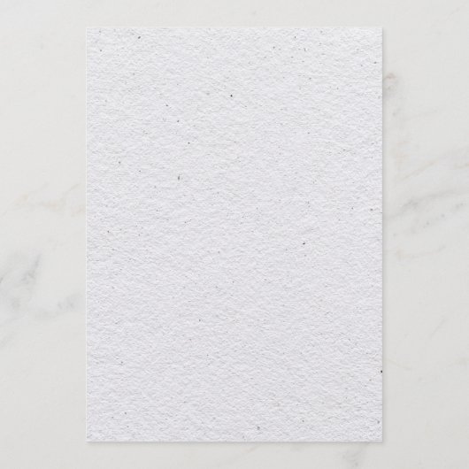 Boho-Hochzeit in Wasserfarbe und Botanische Hochze Programm (Rückseite)