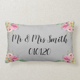 Boho Hochzeit langes Lumbalpolster Lendenkissen