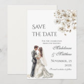 Boho-Hochzeit Save-the-Date-Karte Save The Date (Vorne/Hinten)