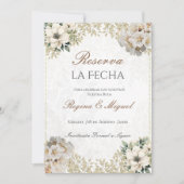 Boho-Hochzeit Termin vormerken (Vorderseite)