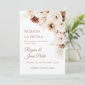 Boho-Hochzeit Termin vormerken (Stehend Vorderseite)