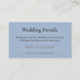 Boho-Hochzeitsdetails Karte | Chic Floral Luxus