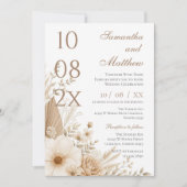 Boho-Hochzeitseinladung Einladung (Vorderseite)