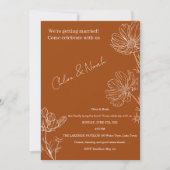 Boho-Hochzeitseinladung Einladung (Vorderseite)