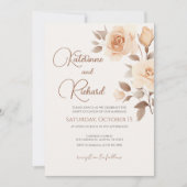 Boho-Hochzeitseinladung Einladung (Vorderseite)